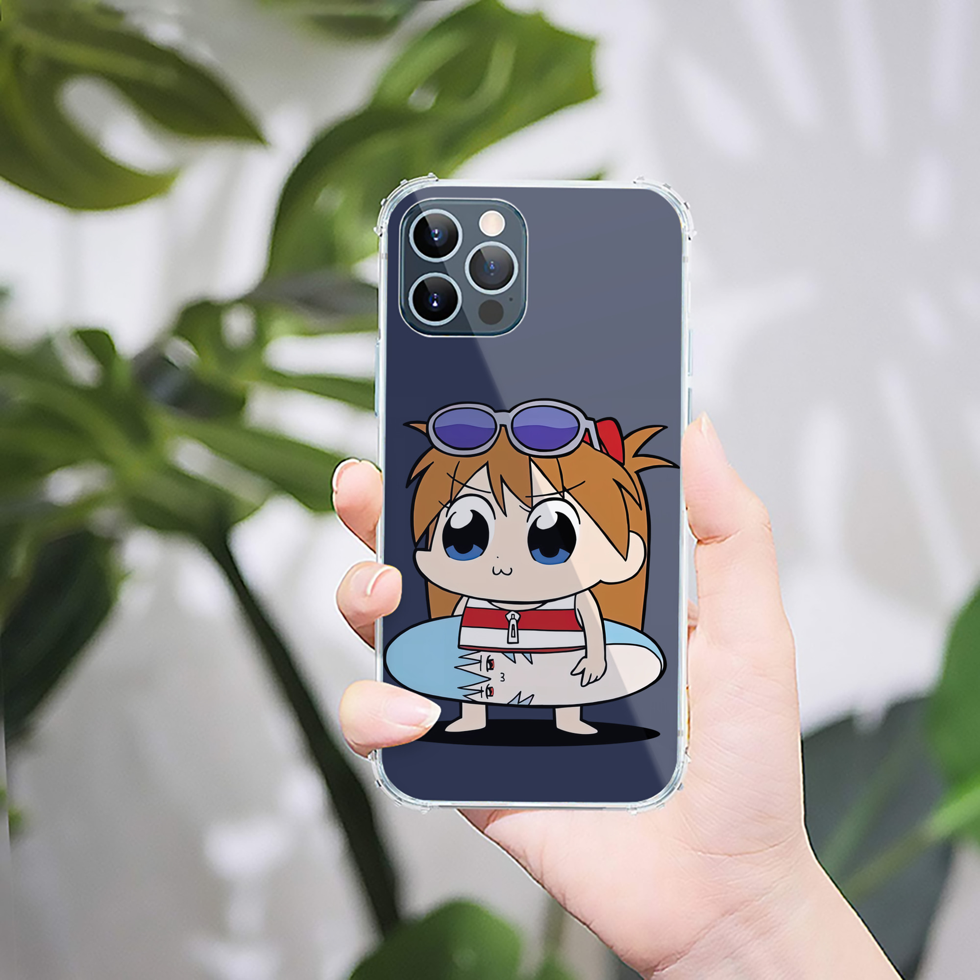 （画像用） EVA 新世紀エヴァンゲリオン 【iPhone 12シリーズ対応】透明スマホケース（クリアソフトケース）